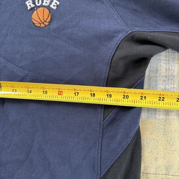 Nike Dri-FIT Full Zip Basketball Print Navy Blue Long Sleeve Men's Large - Picture 14 of 15